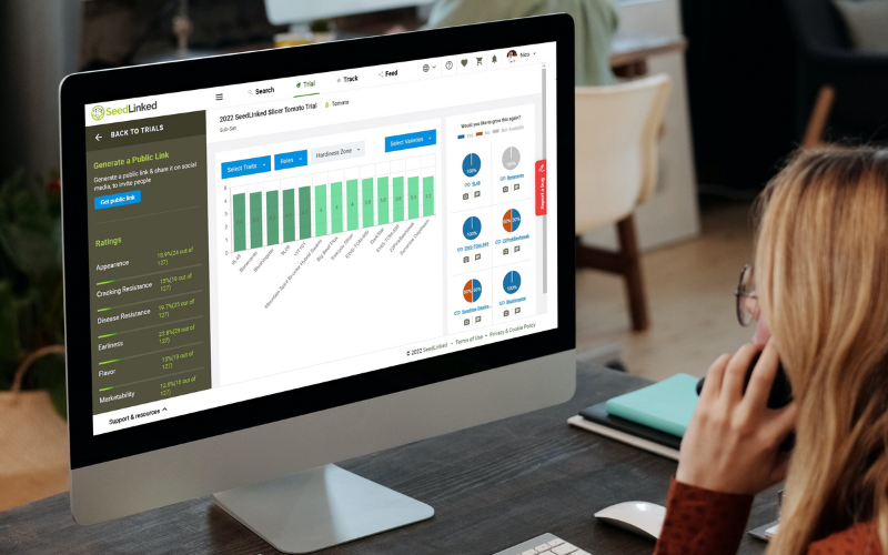 SeedLinked Trial Manager Software automatically aggregates and analysis trial results and allows you to share them with anyone.